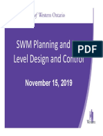 November 15 2019 SWM Planning and Lot Level Design and Control