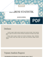 Regresi Statistik