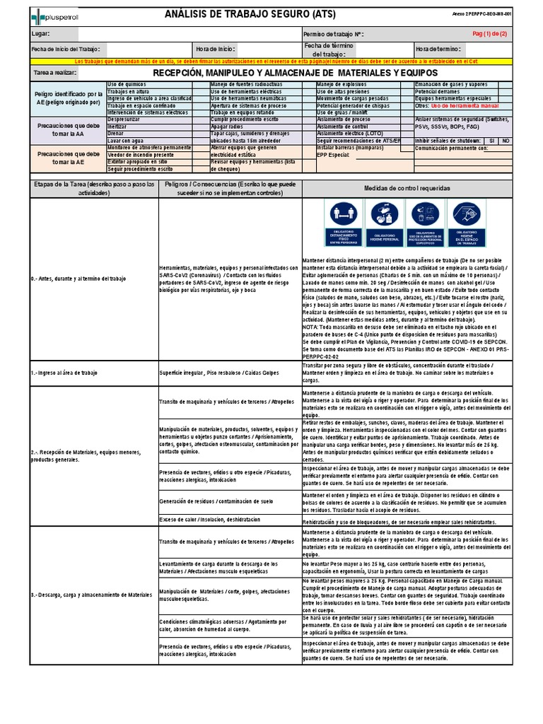 Seguridad en Manejo de Materiales | PDF | Herramientas | Materiales