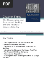 Chapter Three: The Organization and Structure of Banking and The Financial-Services Industry