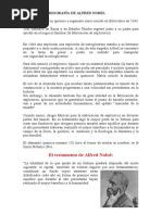 BIOGRAFÍA DE ALFRED NOBEL