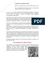 Biografía de Alfred Nobel