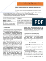 Mathematical Modelling of Engineering Problems: Received: 20 June 2019 Accepted: 3 September 2019