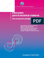 Educacion Lactancia Materna. Propuesta Pedagógica PDF
