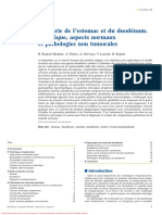 imagerie de l'estomac et du duodenum technique aspects normaux et pathologies non tumorales