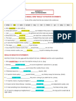 Conjugation and Use of The Modal Verb "Would" in Positive Statements