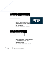 El Género en Las Encuestas de Opinión Pública: Una Exploración