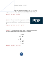 Eletrônica - Exercícios de Transistores BJT