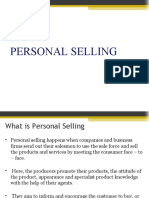 Personal Selling Meaning & Objectives