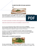 Cómo Cocinar Pescado Hervido Sin Que Parezca Comida de Hospital