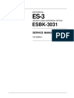 ESBK-3031: Service Manual