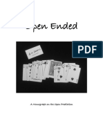 Open Ended: A Monograph On The Open Prediction