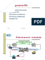 Operativni PIS: Podr Ška Poslovnih Procesa Celokupan PIS PIS Odnosa Sa Klijentima PIS Lanaca Snabdevanja Strateški PIS