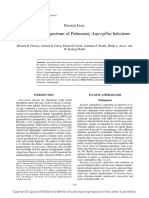 19. The Radiologic Spectrum of Pulmonary Aspergillus Infections