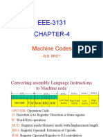 EEE-3131 Chapter-4: Machine Codes