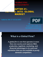 Chapter 21 - Tapping Into Global Market: Marketing Management