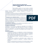 Nutrición, Componentes Químicos Alimentos y Organismo Animal (S1)