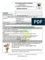 Secuencia Didáctica#4 Inglés, Tecnología y Emprendimiento Grado 4º PDF