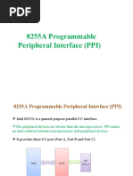 8255A Programmable: Peripheral Interface (PPI)