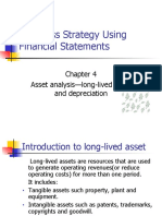 Business Strategy Using Financial Statements: Asset Analysis-Long-Lived Asset and Depreciation