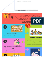 5 Tips COVID - 19 - by Daniela Giraldo (Infographic)