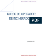 Curso de Operador de Incineradores Teoria