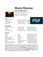 Maria Monroe 2020 Resume Google Docs