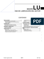 Sistema de Lubricación Del Motor: Contenido