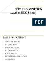 Biometric Recognition Based On ECG Signals