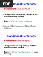 Conditional Sentences