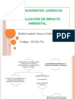 Los Antecedentes Jurídicos Evaluacion de Impacto Ambiental Aporte Individual