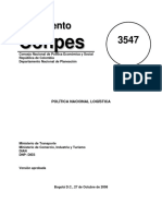 CONPES 3547 - Política Nacional Logística.pdf