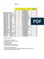 Actividad de Aprendizaje - Operaciones Condicionales