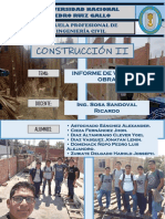 INFORME VISITAS OBRA - CONSTRUCCIÓN II 2019 I