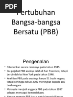 Pertubuhan Bangsa-Bangsa Bersatu (PBB)