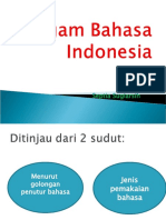 Ragam Bahasa Indonesia