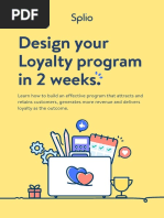 Design Your Loyalty Program in 2 Weeks