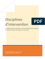 Disciplines D'intervention