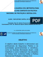 Atuacao Guarda Civil Metropolitana SP Contexto Politica Nacional Protecao Defesa Civil