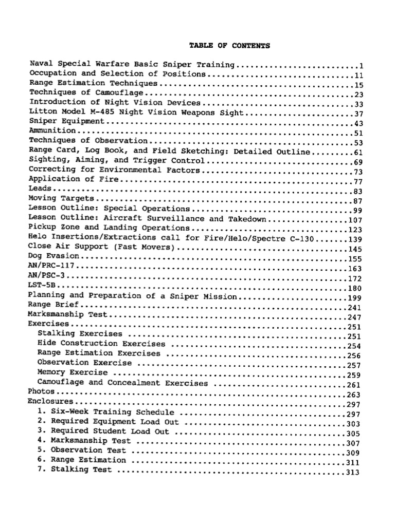 Us Navy Seal Sniper Training Program - Manual Military Elite Doctrine ...