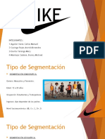 Segmentacion y Posicionamiento de NIke