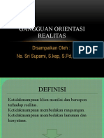 Gangguan orientasi realitas