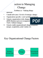 Organisational Change