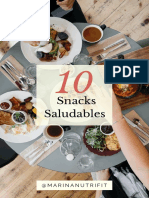 10 Ideas Snacks Saludables
