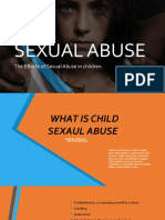 The Effects of Sexual Abuse in Children