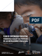 Plan de Continuidad Educativa - 21082020