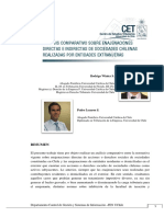 Analisis Comparativo Sobre Enajenaciones Directas e Indirectas de Sociedades Chilenas Realizadas Por Entidades Extranjeras