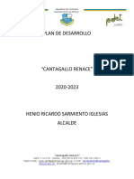Plan de Desarrollo Cantagallo Renace 2020 - 2023 PDF