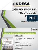 CURSO Transferencia de Predios Estatales