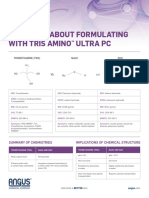 The Facts About Formulating With Tris Amino Ultra PC: Tromethamine (Tris) Naoh KOH